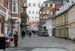 Pennants in the pedestrian street in Aalborg. (Photo Niels Fabæk)