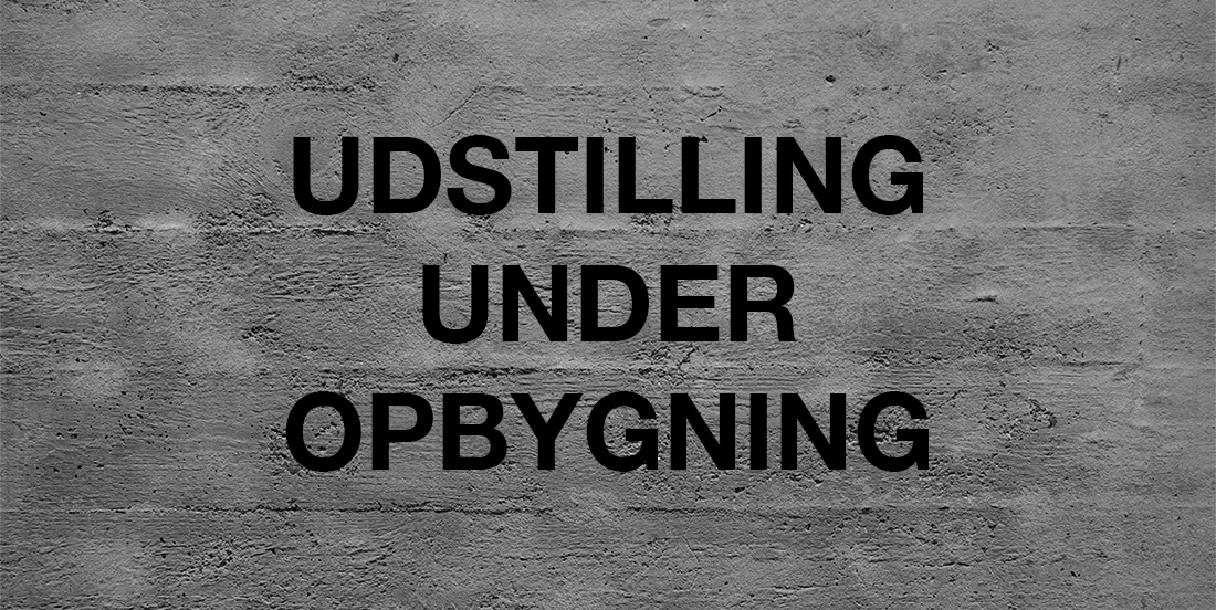 Udstilling under opbygning